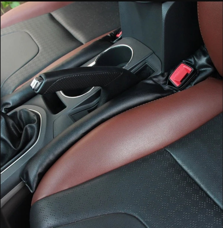 Car Seat Gap Filler, PU Leather Auto Crevice Catcher Drop Blocker